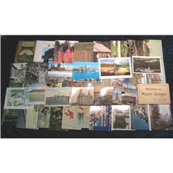 307. More than (40) Old Post cards including one "Going