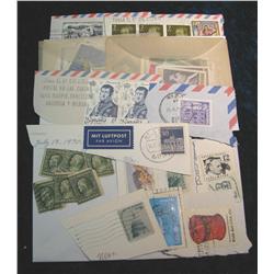 313. Group of Rwandaise Stamps and several other foreign