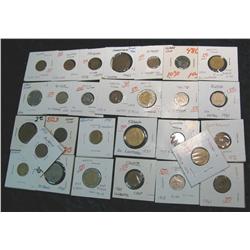 341. (28) Old Foreign Coins dating back to Ancient Rome.