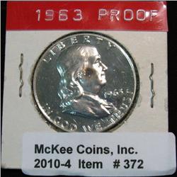 372. 1963 P Proof Franklin Half Dollar.
