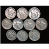 Image 1 : 384. (10) 1935-44 Mercury Dimes. All VF-EF. Some