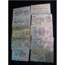 389. Collection of old Stamps including Canada, Ecuador,