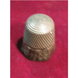 390. Old Sterling Silver Thimble used for sewing.