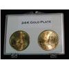 Image 2 : 395. 2000 P & D Sacagawea Golden Dollar Two-Piece Set. Gem BU.