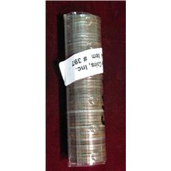 397. Mixed Roll of (50) World War II Steel Cents. Circulated.