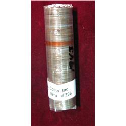 398. Mixed Roll of (50) World War II Steel Cents. Circulated.