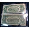 Image 2 : 438. Series 1953 & 63 $2 U.S. Notes. Circulated.