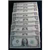 Image 1 : 441. (34) Series 1963A $1 Federal Reserve Notes with con