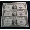 Image 1 : 443. (3) Consecutive Serial Number Series 1935F $1 Silver