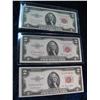 Image 1 : 454. Series 1953, 53B, & C $2 U.S. Notes. "Red Seals" VG-AU