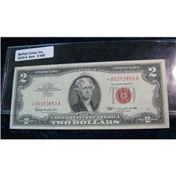 460. Series 1963 Star Replacement $2 U.S. Notes. "Red Seals". 
