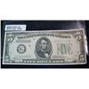 Image 1 : 469. Series 1934C $5 Federal Reserve Note. VF. Ink on obv.