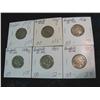 479. 1935D, S, 36P, D, 37P, & D Buffalo Nickels. G-VF.