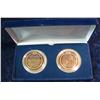 Image 2 : 499. 1956 & 61 Proof Bronze Medals in a velvet-lined case.