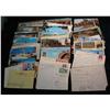 Image 2 : 574. Over 100 Old Foreign Postcards most addressed