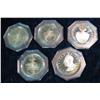 Image 2 : 597. (5) Roosevelt University Proof Silver Klad Medals.