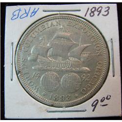 618. 1893 Columbian Exposition Commemorative Half