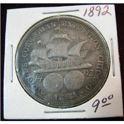 620. 1892 Columbian Exposition Commemorative Half 