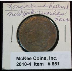 651. 1964-65 New York's World's Fair Long Island Railroad