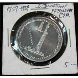 660. 1859-1959 International Petroleum Exposition Medal.