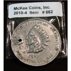 662. 1846-1896 Iowa Semi-Centennial Celebration Medal.