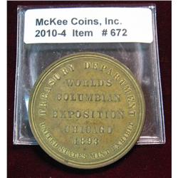 672. 1893 So-called Dollar. "Treasury Department/