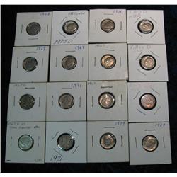692. (13) Roosevelt Dimes including mint errors & (3)