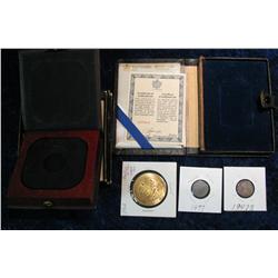 696. (2) Empty Boxes for Canada Gold Coins, 1962 Seattle