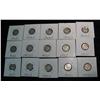 Image 1 : 701. (15) Mercury Dimes in cardboard holders.