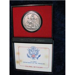 711. Colonel De Fleury  "America's First Medals"