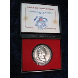 712. Washington Before Boston "America's First Medals"