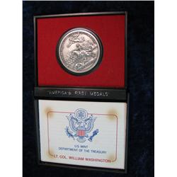 713. Lt. Col. William Washington "America's First Medals"