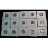 Image 2 : 716. (15) Mercury Dimes in cardboard holders.