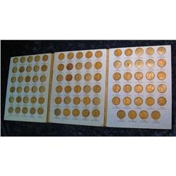 719. 1910-40 Partial Set of Lincoln Cents in a Whitman