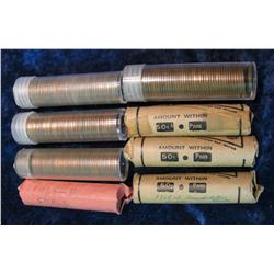 731. (8) Rolls 1960 D Small Date Lincoln Cents.