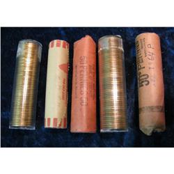 732. 1963-84 Cent Roll circ.; 1964P BU, (2) 68D BU, & 74D
