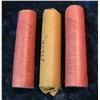 Image 1 : 736. 1962D & (2) 82D Original BU Lincoln Cent Rolls.