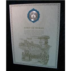 751. Charles V "Edict of Worms" Silver Royal Seal