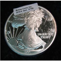 755. 1997 Walking Liberty One Pound Proof Ingot