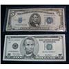 Image 1 : 792. Series 1934C $5 Silver Certificate. VF. & 2003 Star