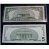 Image 2 : 792. Series 1934C $5 Silver Certificate. VF. & 2003 Star