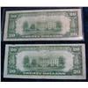 Image 2 : 794. Series 1934 "G" & "J" $20 Federal Reserve Notes.