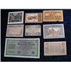 Image 1 : 811. 1923 Germany 1000- Mark & (7) German Notgeld Notes.