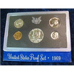 828. 1969 1969S US Proof Set. Original as Issued.