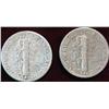 Image 2 : 923. 1926P & 31S Mercury Dimes. VF.