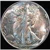 962. 1937P Walking Liberty Half Dollar. AU.