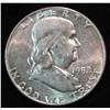 965. 1952D Franklin Half Dollar. AU.