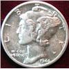 970. 1944D Mercury Dime. AU.