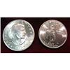 980. 2007D Wyoming Quarter & 1979D SBA Dollar. BU.