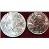 Image 2 : 980. 2007D Wyoming Quarter & 1979D SBA Dollar. BU.